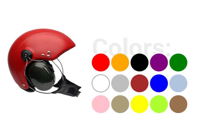 Leather Helmet ArslanBro - Skydiving Helmets