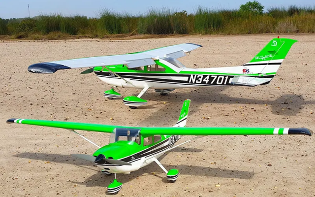Seagull Models Cessna Turbo Skylane 182, Plug N Play, Green Shop - Drones Aircraft