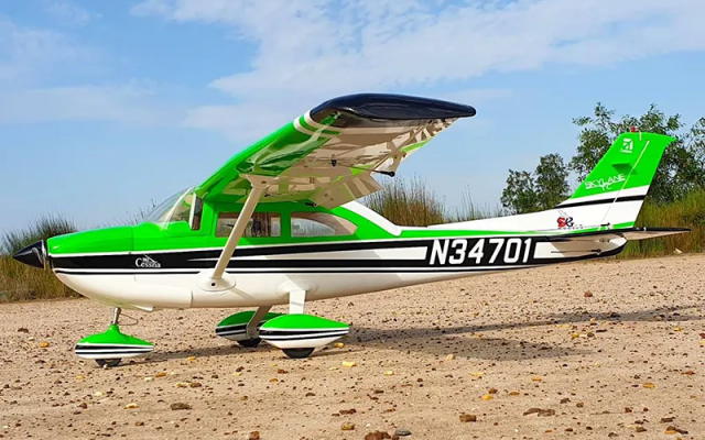 Seagull Models Cessna Turbo Skylane 182, Plug N Play, Green Shop - Drones Aircraft