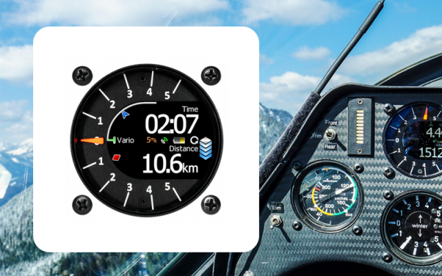 V9 Mechanical Vario with Inertial Platform LX NAV - Gliders Accessories