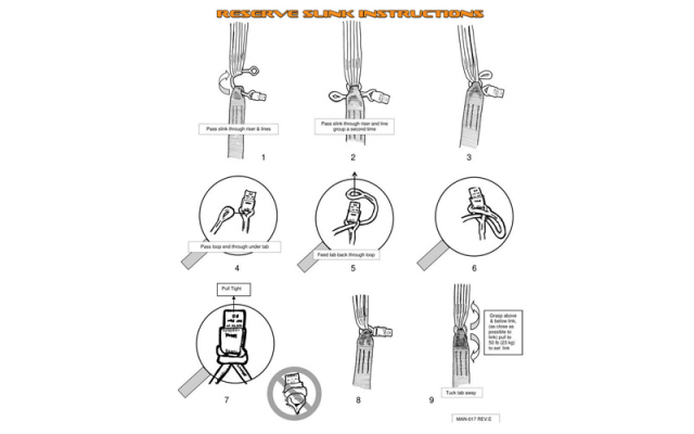PD Reserve Canopy SLinks Shop - Skydiving Spare parts