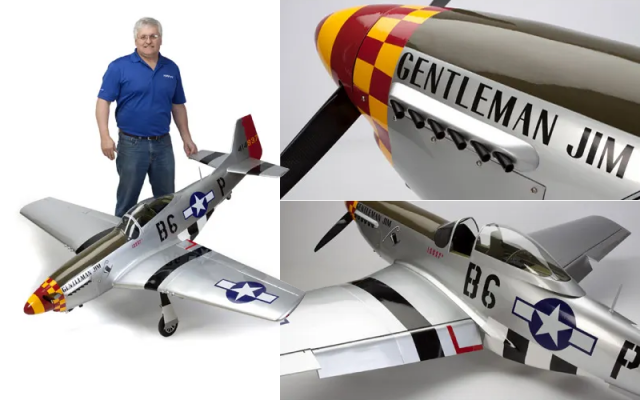 Hangar 9 P-51D Mustang RC Plane, 60cc ARF, HAN4770 Shop - Drones Aircraft