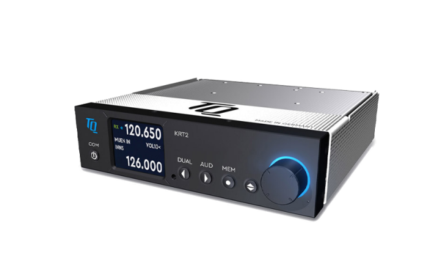 TQ-Avionics KRT2-F VHF-radio 8.33kHz/25kHz 10W (stack) Shop - Gliders Accessories