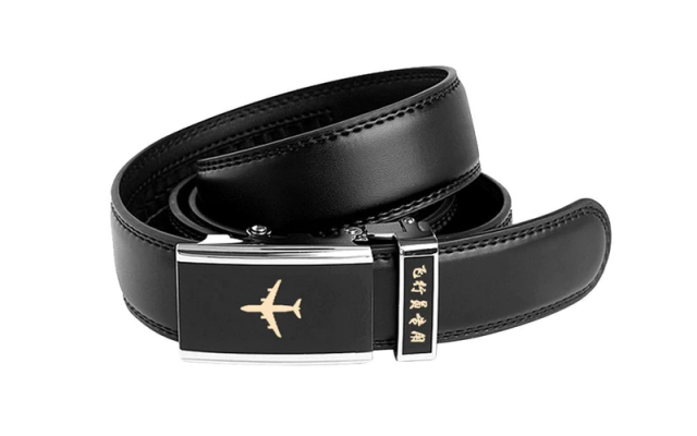 Genuine Leather Airplane Shape added Belt Shop - Aircraft Accessories