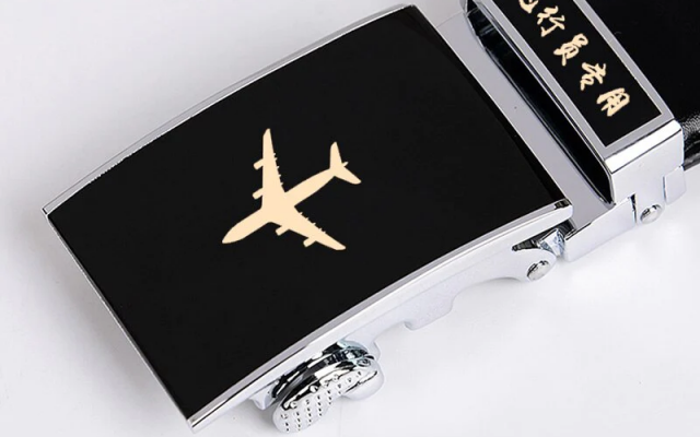Genuine Leather Airplane Shape added Belt Shop - Aircraft Accessories