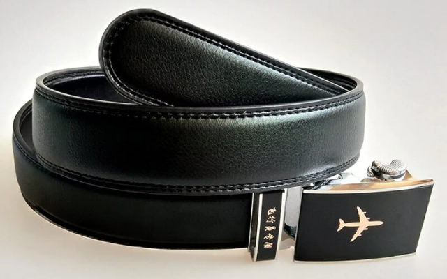 Genuine Leather Airplane Shape added Belt Shop - Aircraft Accessories