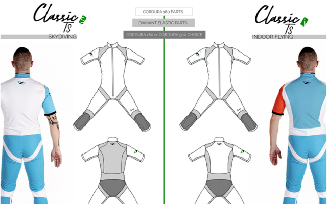 Tonfly Classic TS Skydiving Suit Tonfly - Skydiving Jumpsuits