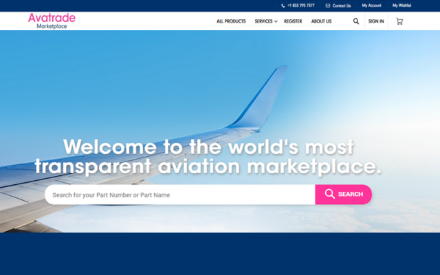 Commercial aircraft parts. Avatrade Demo manufacturer - Aircraft Spare parts