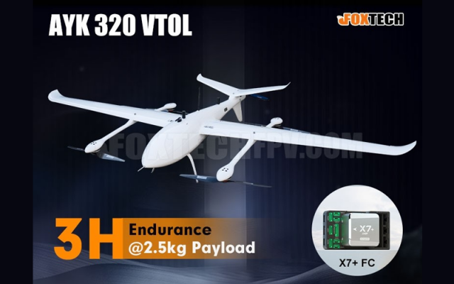 FOXTECH AYK-320 VTOL Foxtech - Drones Gliders