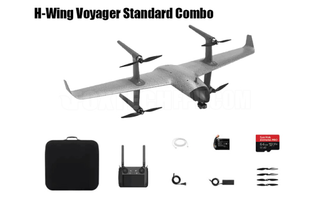H-Wing Voyager VTOL FPV Flying Wing Foxtech - Drones Gliders