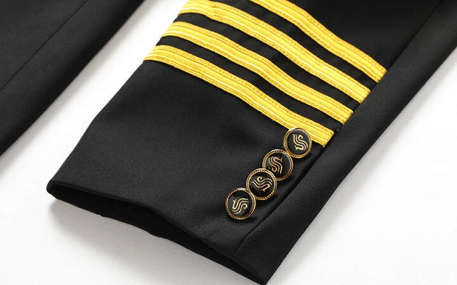 4 Lines Airline Pilot Suit Jackets & Coat with Shoulder Epaulettes Shop - Aircraft Accessories