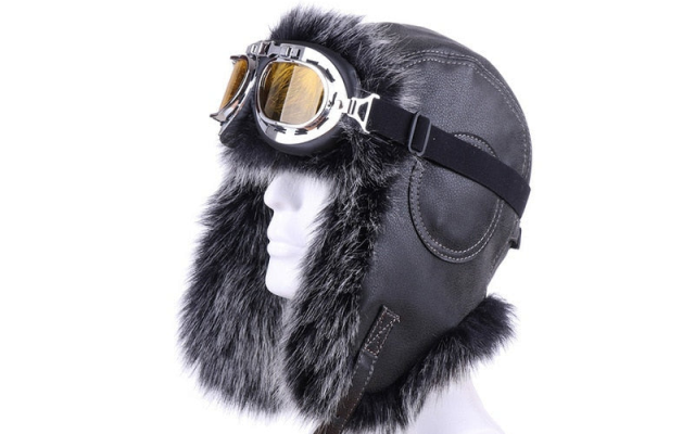 Pilot & Aviator Style Faux Leather Caps Shop - Helicopters Accessories