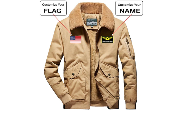 Custom Flag & Name with "Special Badge" Designed Thick B Shop - Helicopters Accessories