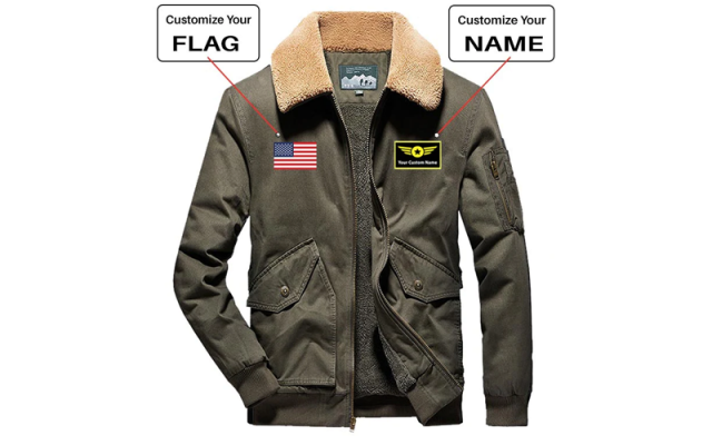 Custom Flag & Name with "Special Badge" Designed Thick B Shop - Helicopters Accessories