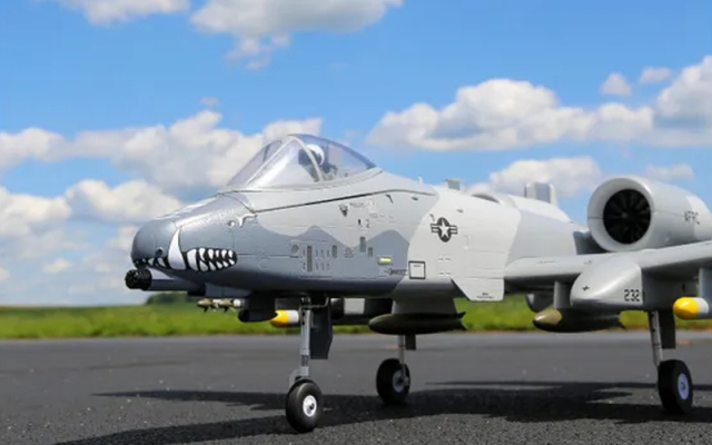 E-Flite A-10 Thunderbolt 64mm EDF Jet, BNF Basic, EFL011500 Shop - Drones Aircraft