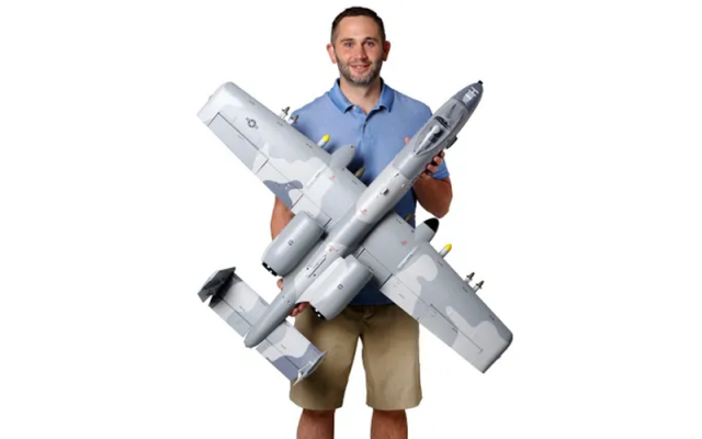 E-Flite A-10 Thunderbolt 64mm EDF Jet, BNF Basic, EFL011500 Shop - Drones Aircraft