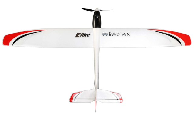 E-Flite UMX Radian RC Glider BNF Basic EFLU2950 Shop - Drones Gliders