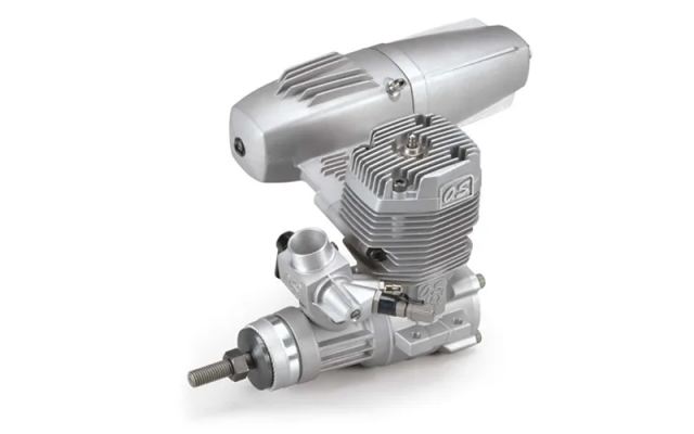 OS Engines MAX 55AX Nitro Aircraft Engine, .55 Size w/ E-3071 Silencer Shop - Drones Accessories