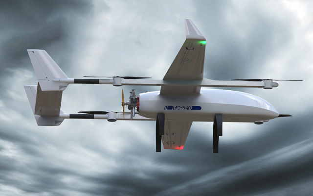 HC-540 VTOL Fixed-Wing UAV Honeycomb A.T. - Drones Gliders