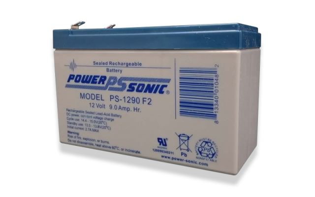 Power-Sonic® PS-1290 F2 Battery Wings & Wheels - Gliders Accessories