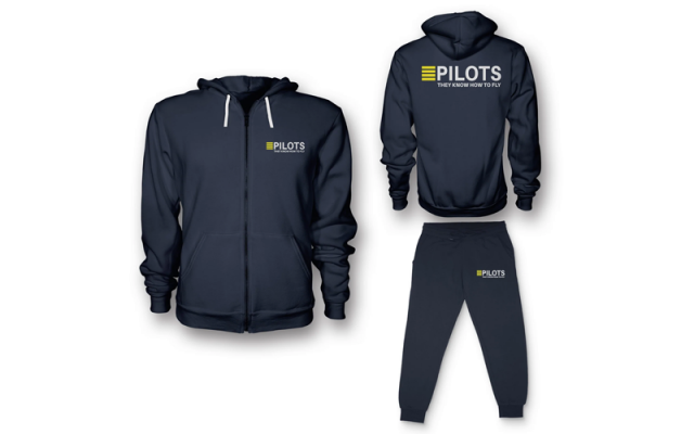 Pilots They Know How To Fly Designed Zipped Hoodies & Sweatpants Shop - Aircraft Accessories