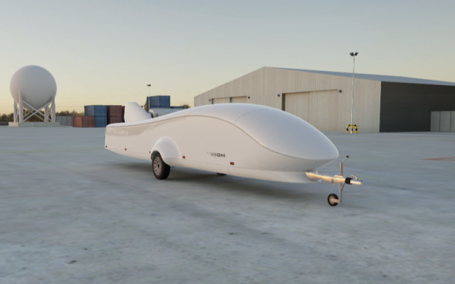 Trailer for glider. GPT 3 AXIOM GP Gliders - Gliders Accessories