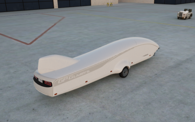 Trailer for glider. GPT 3 AXIOM GP Gliders - Gliders Accessories