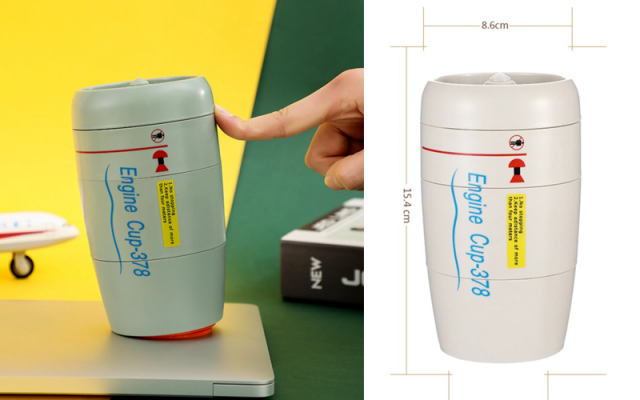 Jet Engine Designed Stainless Steel Travel Mugs Shop - Aircraft Accessories