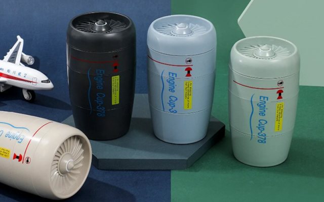 Jet Engine Designed Stainless Steel Travel Mugs Shop - Aircraft Accessories