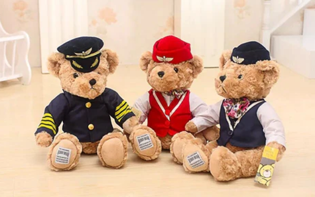 Captain Pilot & Cabin Crew Teddy Bear & Dolls Shop - Aircraft Accessories