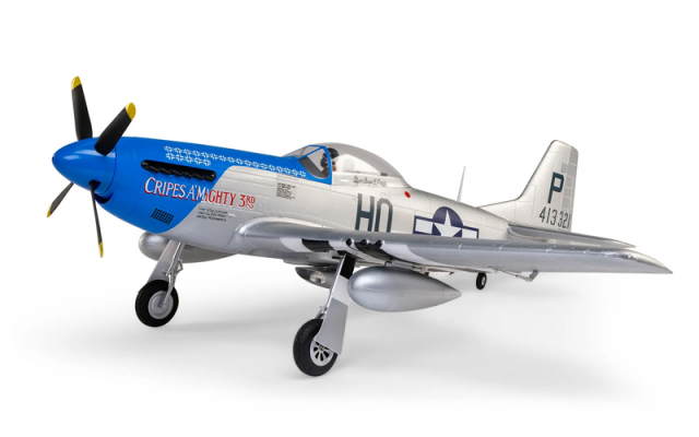 E-Flite P-51D Mustang 1.2m with SAFE Select, BNF Basic, EFL089500 Shop - Drones Aircraft