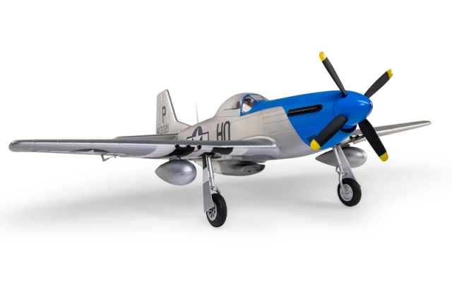 E-Flite P-51D Mustang 1.2m with SAFE Select, BNF Basic, EFL089500 Shop - Drones Aircraft