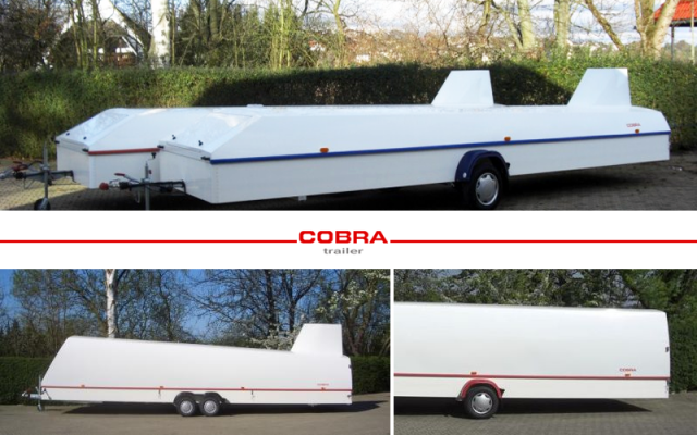 The trailer is the ideal alternative for a hangar place. COBRA - Gliders Accessories