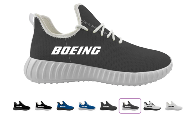 Boeing & Text Designed Sport Sneakers & Shoes Shop - Aircraft Accessories