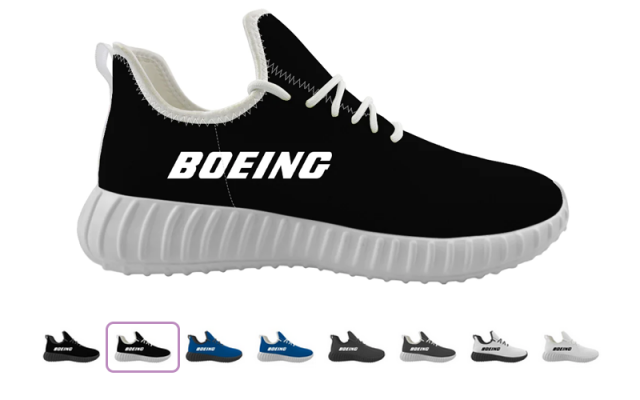 Boeing & Text Designed Sport Sneakers & Shoes Shop - Aircraft Accessories