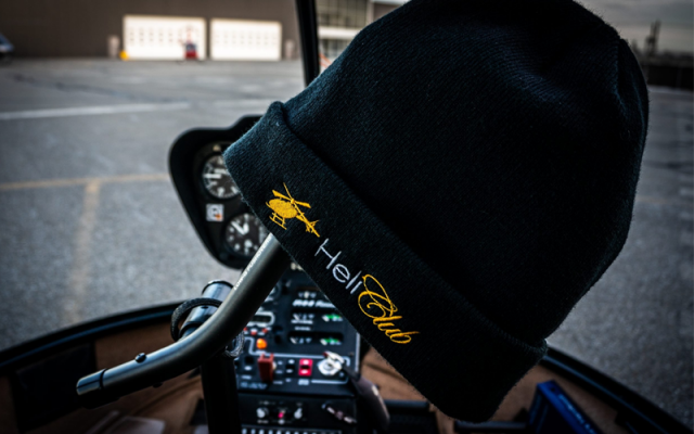 HeliStore black beanie hat Shop - Helicopters Accessories