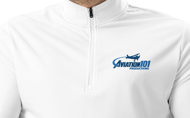 Logo Quarter zip pullover Shop - Aircraft Accessories