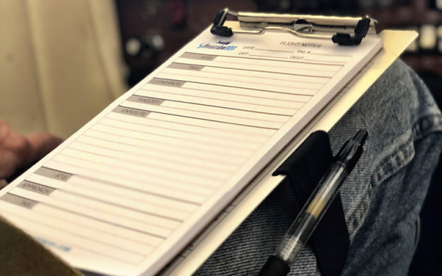 VFR Flight Notes Pad (50 sheets) Shop - Helicopters Accessories